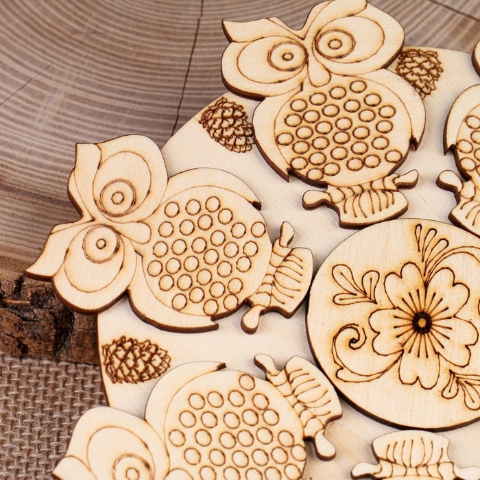 Подставка под горячее &laquo;Совы&raquo;, D=20 см, можжевельник