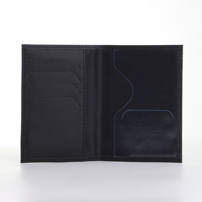 Обложка для паспорта, цвет чёрный Обложка для паспорта, цвет чёрный