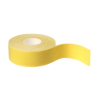 Кинезио - тейп, 2,5 см &times; 5 м, цвет жёлтый