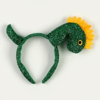 Карнавальный ободок &laquo;Дракончик&raquo;, цвет зелёный