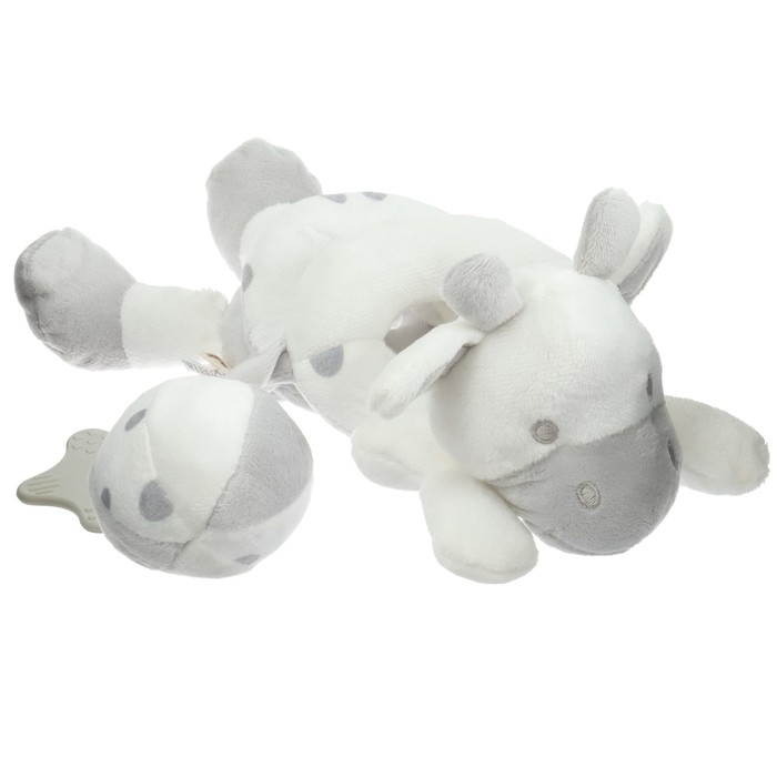 Растяжка - спираль с игрушками дуга на коляску / кроватку для малышей «Коровка», с пищалкой, прорез., Крошка Я Растяжка - спираль с игрушками дуга на коляску / кроватку для малышей «Коровка», с пищалкой, прорез., Крошка Я