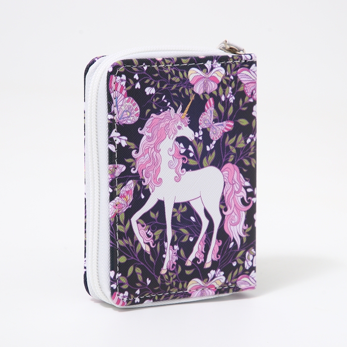 Кошелёк детский на молнии «Выбражулька», цвет фиолетовый Кошелёк детский на молнии «Выбражулька», цвет фиолетовый