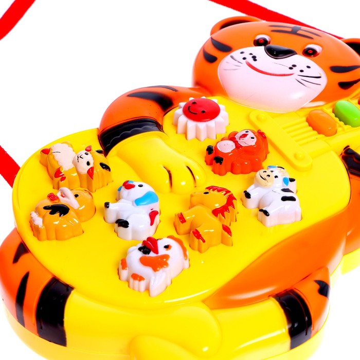 Музыкальная игрушка гитара «Тигрёнок», звуковые эффекты Музыкальная игрушка гитара «Тигрёнок», звуковые эффекты