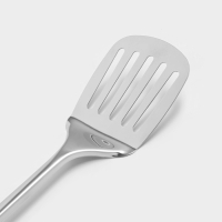 Лопатка из нержавеющей стали Доляна «Металлик», длина 35 см, цвет серебряный Лопатка из нержавеющей стали Доляна «Металлик», длина 35 см, цвет серебряный