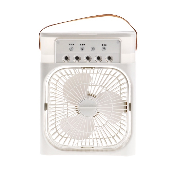 Портативный вентилятор LOF-06, с функцией увлажнителя, 3 скорости, питание USB, белый Портативный вентилятор LOF-06, с функцией увлажнителя, 3 скорости, питание USB, белый