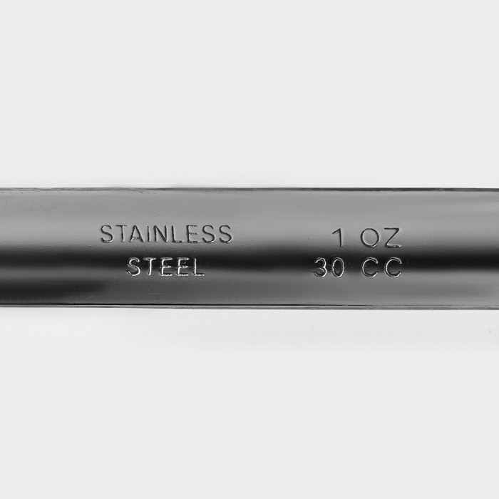 Половник из нержавеющей стали Доляна Everyday, 30 мл, 27&times;5 см, цвет серебряный