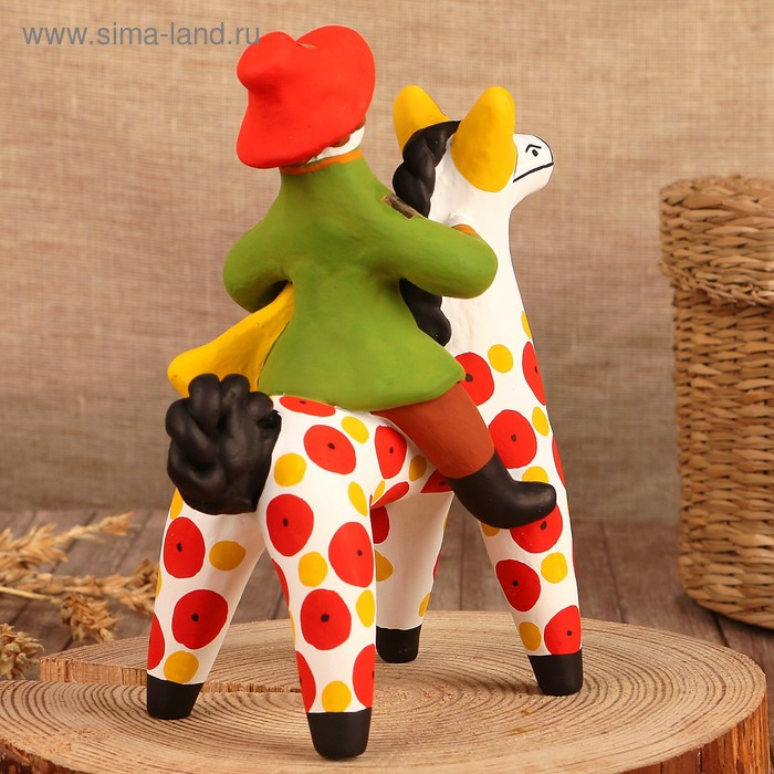 Дымковская игрушка Дымковская игрушка "Всадник с балалайкой"