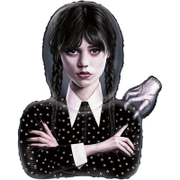 Шар фольгированный 33" «Мрачная стори. Уэнсдей», фигура Шар фольгированный 33" «Мрачная стори. Уэнсдей», фигура