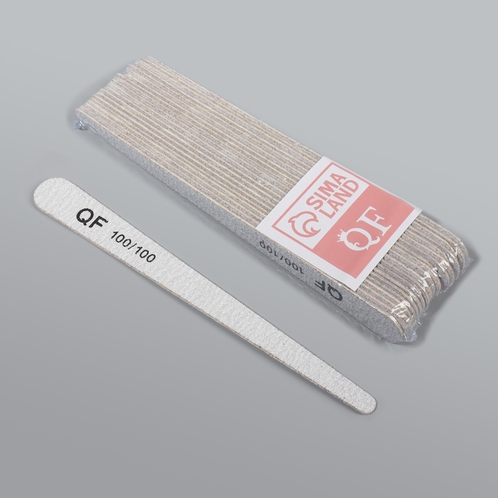 Пилка-наждак, набор 20 шт, деревянная основа, абразивность 100/100, 18 см, цвет серый Пилка-наждак, набор 20 шт, деревянная основа, абразивность 100/100, 18 см, цвет серый