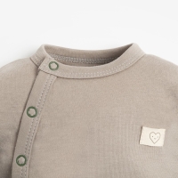 Боди с длинным рукавом Крошка Я, BASIC LINE, рост 86-92 см, цвет бежевый Боди с длинным рукавом Крошка Я, BASIC LINE, рост 86-92 см, цвет бежевый