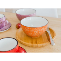 Миска фарфоровая Wilmax Splash, 600 мл, d=13 см, цвет оранжевый Миска фарфоровая Wilmax Splash, 600 мл, d=13 см, цвет оранжевый