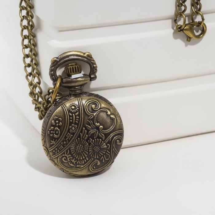 Карманные кварцевые часы &laquo;Птица со стрелой&raquo;, на цепочке 80 см