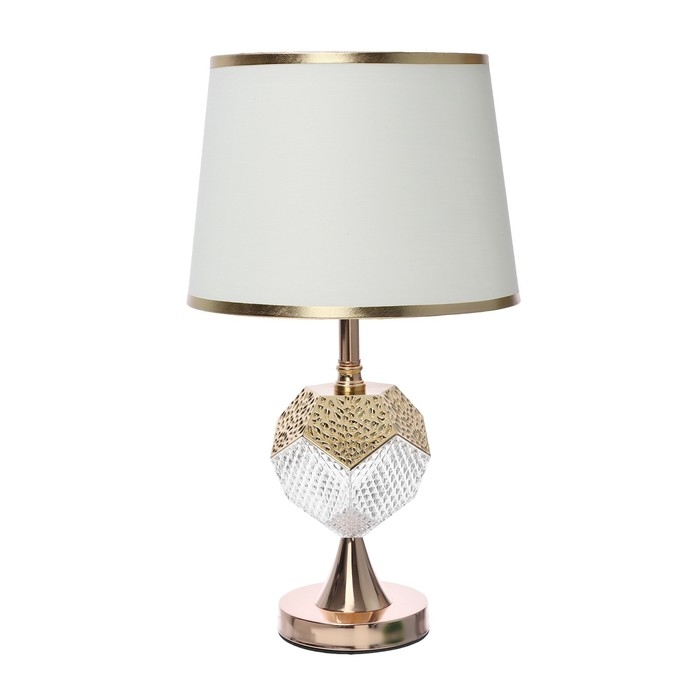 Настольная лампа с подсветкой Настольная лампа с подсветкой "Джемма" Е27 40Вт золото 25х25х45 см