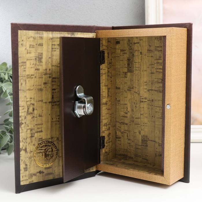 Сейф-книга дерево кожзам "Николло Макиавелли. Государь" 21х13х5 см