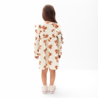 Платье детское с рюшами KAFTAN "Мишки" р.30 (98-104) Платье детское с рюшами KAFTAN "Мишки" р.30 (98-104)