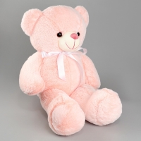 Мягкая игрушка «Медведь», с бантом, 60 см, цвет светло - розовый Мягкая игрушка «Медведь», с бантом, 60 см, цвет светло - розовый