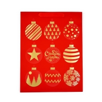 Пакет подарочный новогодний ламинированный «Шары», L 31 х 40 х 11.5 см Пакет подарочный новогодний ламинированный «Шары», L 31 х 40 х 11.5 см