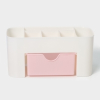 Органайзер для хранения мелочей &laquo;Эргономика&raquo;, 21&times;10,5&times;10 см, 6 секций, цвет МИКС