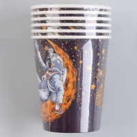 Стаканы бумажные &laquo;Космонавт&raquo;, 6 шт.