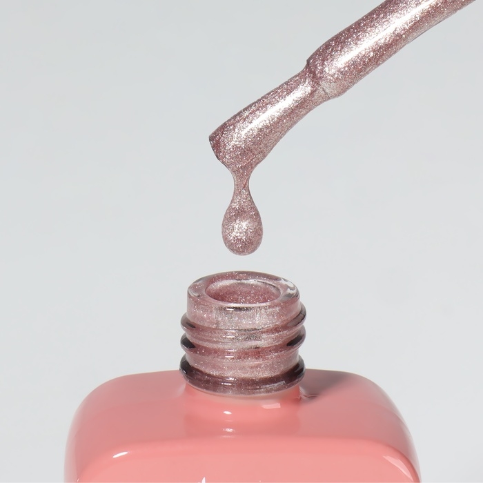 Гель лак для ногтей &laquo;CAT`S EYE PEARL&raquo;, 3-х фазный, 10 мл, LED/UV, цвет розовый (61)