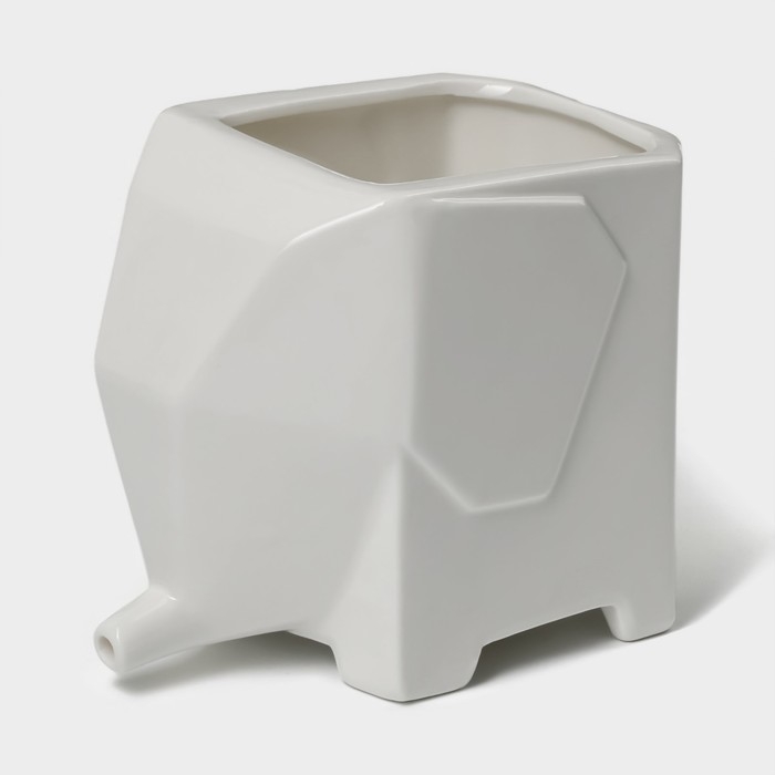 Набор кухонных принадлежностей на фарфоровой подставке BellaTenero &laquo;Слонёнок&raquo;, 5 предметов, цвет белый