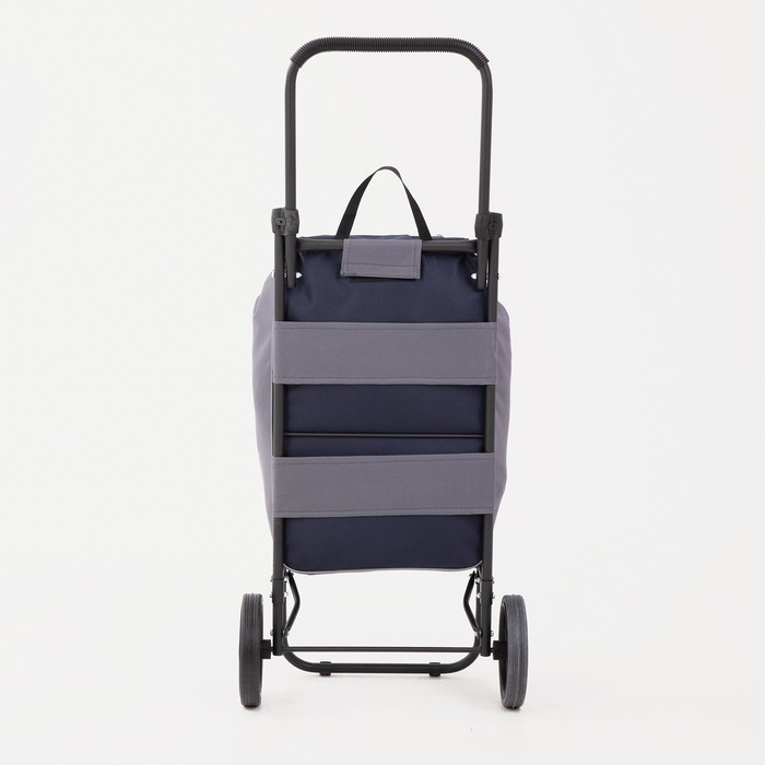 Сумка-тележка хозяйственная на шнуре, цвет синий Сумка-тележка хозяйственная на шнуре, цвет синий