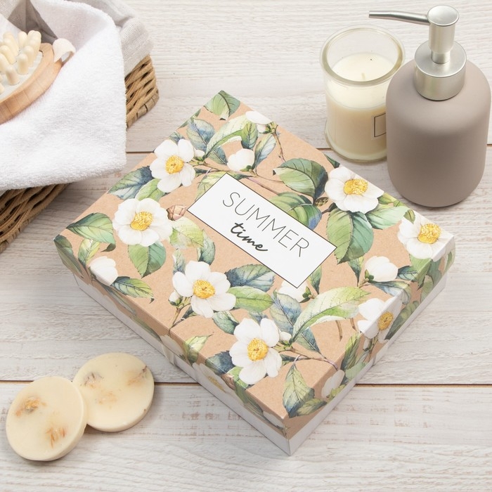 Набор махровых полотенец Этель Summer time 30х30 см -5шт, 100% хлопок 340 гр/м2 Набор махровых полотенец Этель Summer time 30х30 см -5шт, 100% хлопок 340 гр/м2