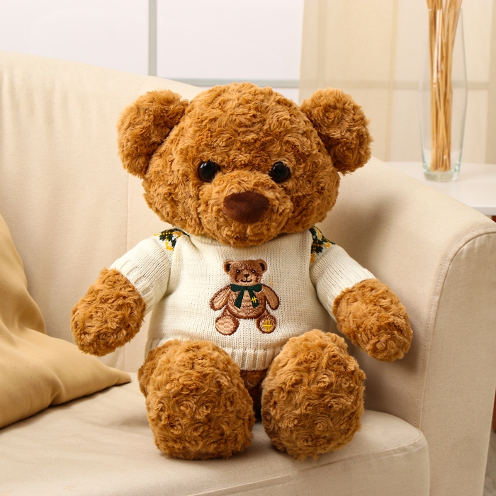 Мягкая игрушка &laquo;Медведь&raquo;, в кофте, 50 см, цвет коричневый