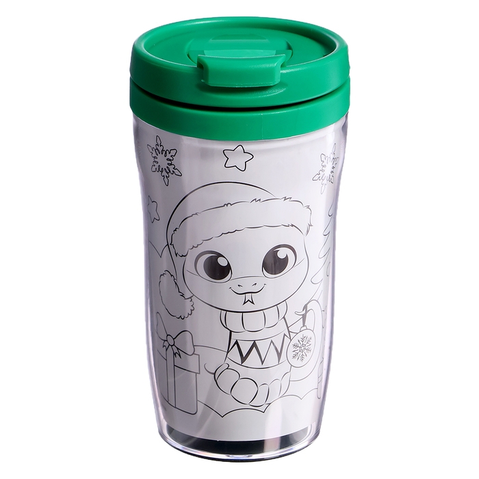Термостакан &laquo;С Новым годом!&raquo;, 250 мл, зеленый