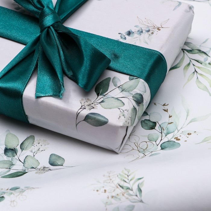 Бумага упаковочная,глянцевая Бумага упаковочная,глянцевая "Легкость настроения", 70 х 100 см, 1 лист