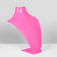 Бюст для украшений, 21×13×33 см, цвет розовый Бюст для украшений, 21×13×33 см, цвет розовый