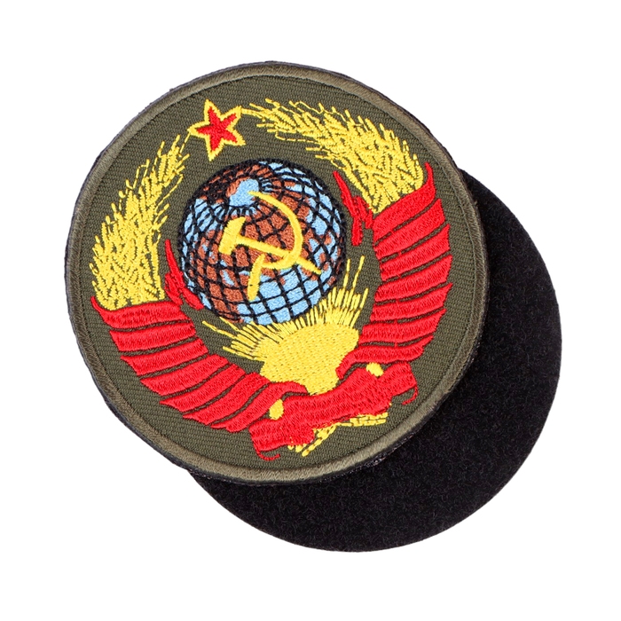 Нашивка - шеврон Нашивка - шеврон "СССР-герб", 8 см