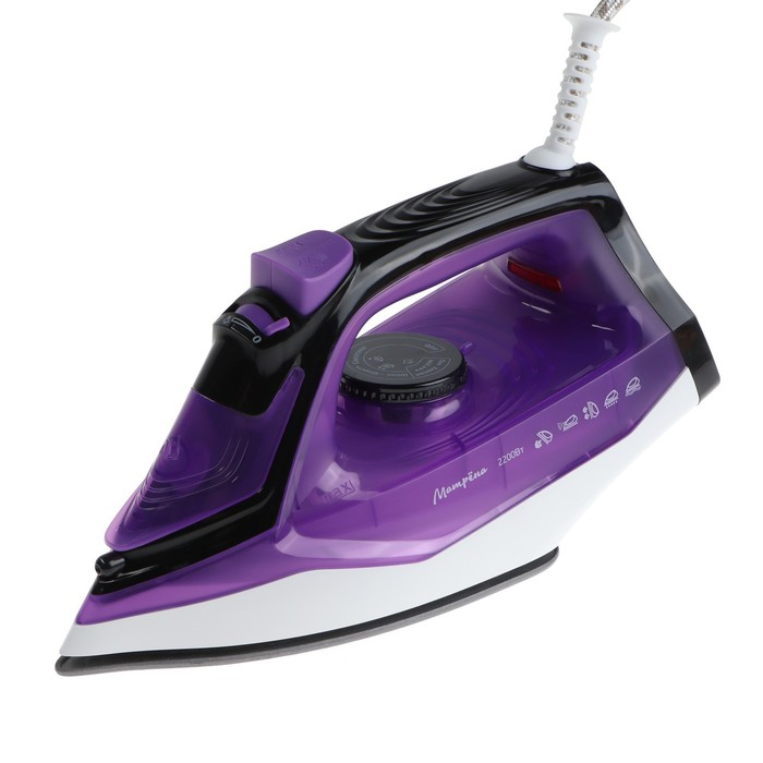 Утюг Утюг "МАТРЁНА" MA-045, 2200 Вт, стальная подошва, фиолетовый