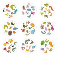 Настольная игра на реакцию и внимание «Гиганский Дуббль. Животный мир», 55 карт, 5+ Настольная игра на реакцию и внимание «Гиганский Дуббль. Животный мир», 55 карт, 5+