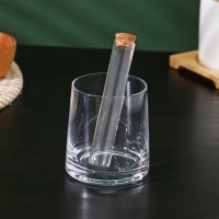 Колба стеклянная для заваривания с пробкой из бамбука «Алхимия», 2×12 см, набор, 12 шт Колба стеклянная для заваривания с пробкой из бамбука «Алхимия», 2×12 см, набор, 12 шт