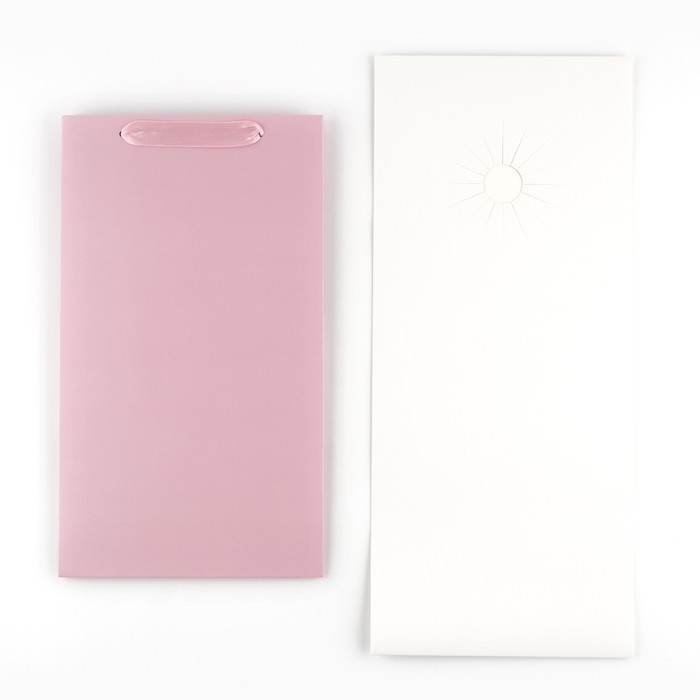 Переноска для цветов с вкладышем для фиксации, «Подарок для тебя», розовый, 35 х 20 х 20 см Переноска для цветов с вкладышем для фиксации, «Подарок для тебя», розовый, 35 х 20 х 20 см