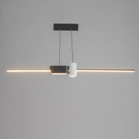 Светильник с ПДУ "Бергер" LED 18Вт 3000-6000К бело-черный 100х100 см Светильник с ПДУ "Бергер" LED 18Вт 3000-6000К бело-черный 100х100 см