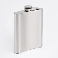 Фляжка для алкоголя "Ну&hellip;если праздник", нержавеющая сталь, 240 мл, с воронкой