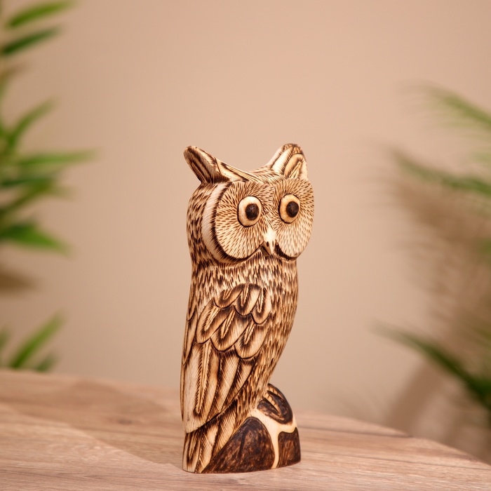 Сувенир "Сова" дерево 11х8х21 см