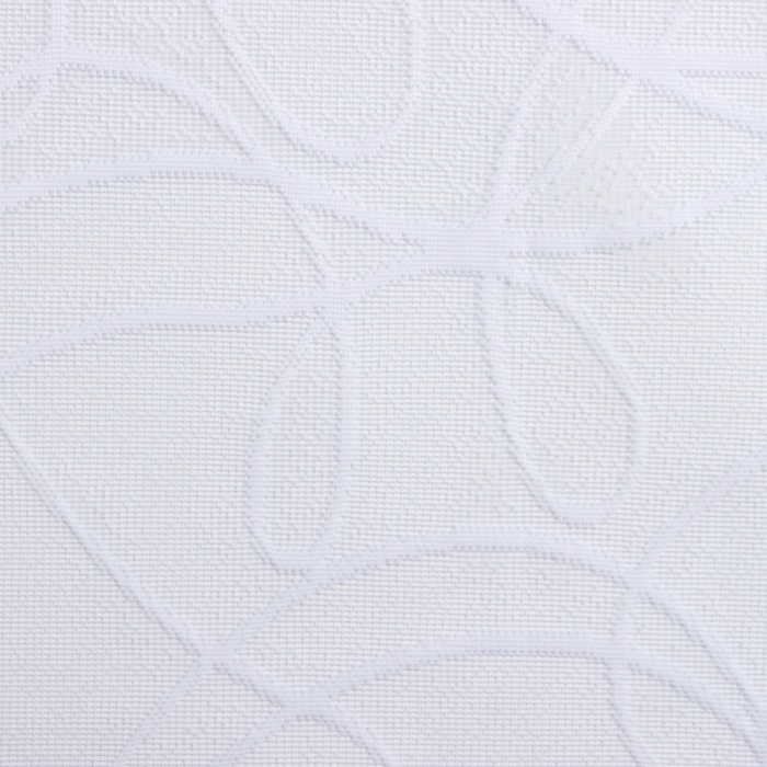 Занавеска без шторной ленты 160х170см, арт. Т977, белый, пэ 100%