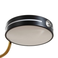 Люстра "Нестер" 5хLED 130Вт 3000-6000К черно-золотой 80х80х35 см BayerLux Люстра "Нестер" 5хLED 130Вт 3000-6000К черно-золотой 80х80х35 см BayerLux