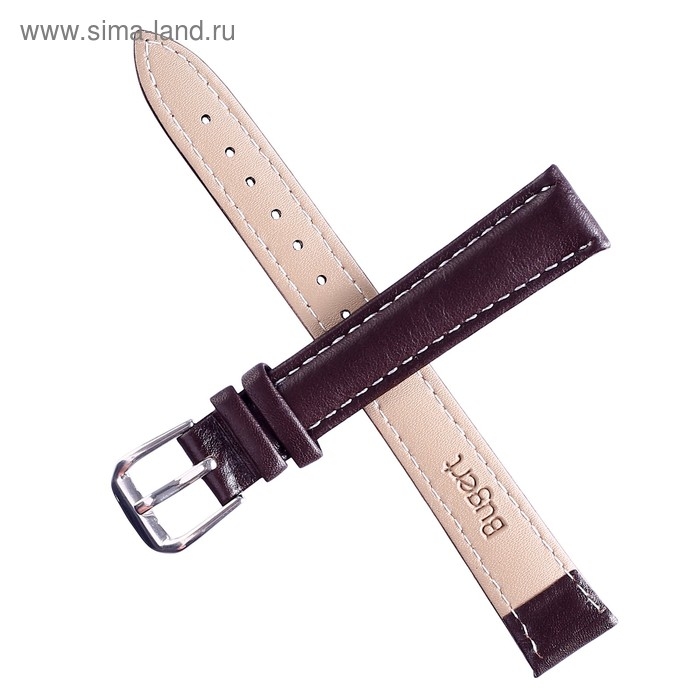 Ремешок для часов Ремешок для часов "Bugert" 12 мм, натуральная кожа, l=20 см, коричневый