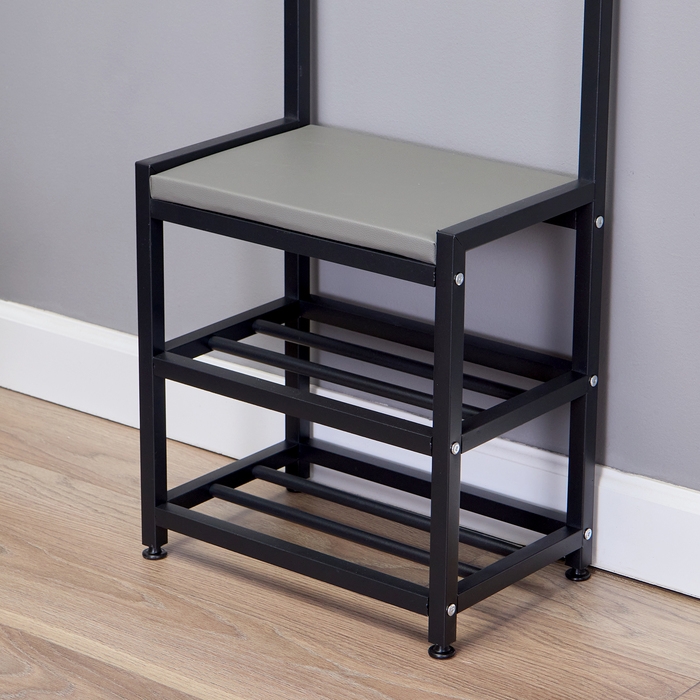 Прихожая Базовая, 400 x 255 x 1600, металл, чёрная Прихожая Базовая, 400 x 255 x 1600, металл, чёрная