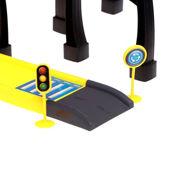 Гараж «Мегапаркинг», 3 металлические машины, аксессуары Гараж «Мегапаркинг», 3 металлические машины, аксессуары