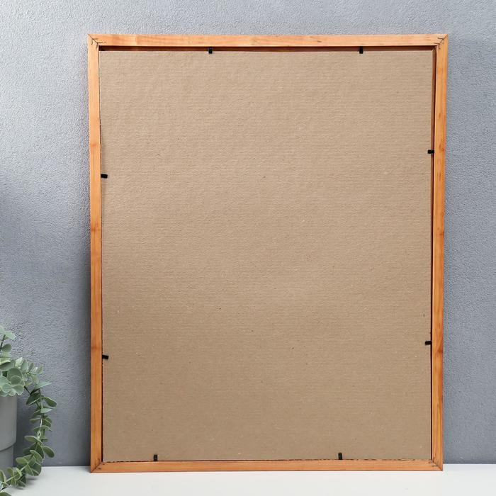 Фоторамка 40х50 см орех (пластиковый экран)