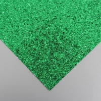 Лист для творчества иск.кожа "Крупные блёстки" зелёный лист 33х20 см толщина 0,84 мм Лист для творчества иск.кожа "Крупные блёстки" зелёный лист 33х20 см толщина 0,84 мм