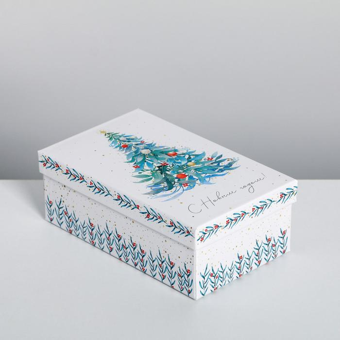 Набор подарочных коробок 10 в 1 &laquo;Счастливого Нового года&raquo;, 12 х 7 х 4 - 32.5 х 20 х 12.5 см, Новый год