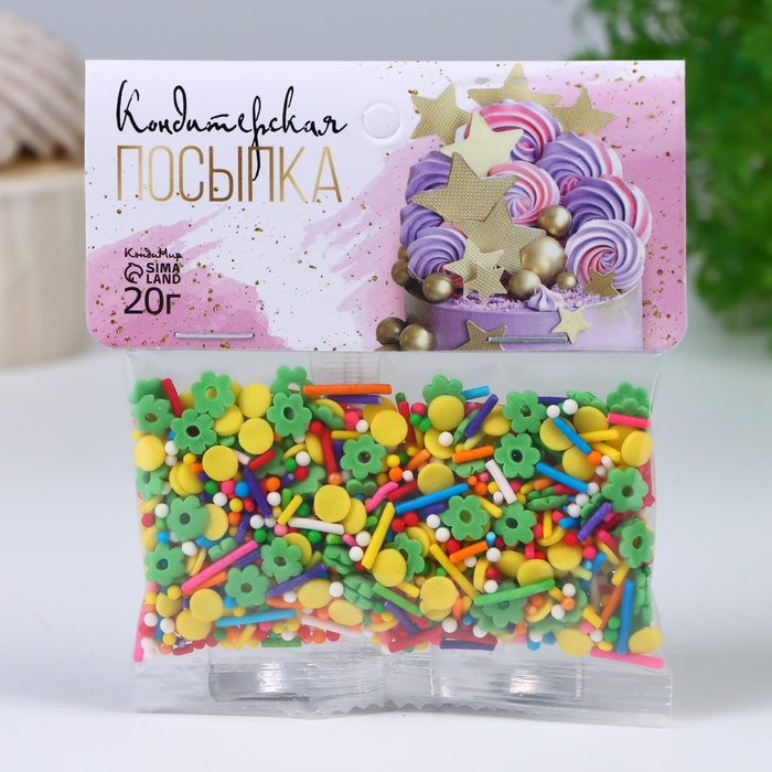 Кондитерская посыпка &laquo;Яркий акцент&raquo;, 20 г