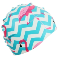 Шапочка для плавания детская ONLITOP &laquo;Фламинго&raquo;, силиконовая, обхват 46-52 см