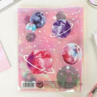 Обложка для тетрадей и школьного дневника «Космос», 34,7 х 21,1 см. Обложка для тетрадей и школьного дневника «Космос», 34,7 х 21,1 см.